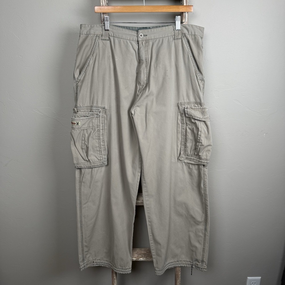 Vintage Y2K/2000s Plugg New York‎ Wide Leg Baggy Pants size 38x30